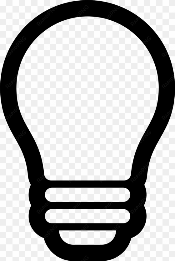 lightbulb svg for free download on - light bulb png vector