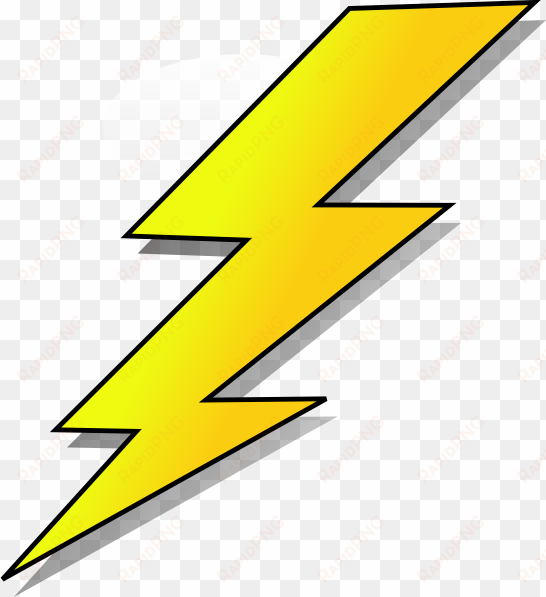 lightening clip art at clker - cartoon lightning bolt png