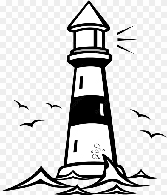lighthouse clipart png clip art library download - lighthouse clipart black and white