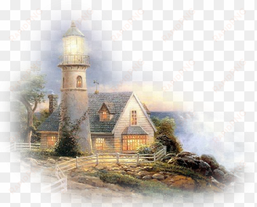 lighthouse - thomas kinkade