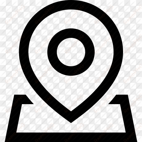 lightly ios by timothy miller map marker - map outline icon