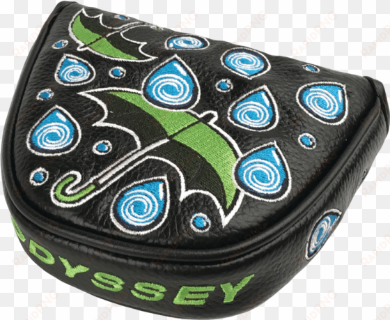like a storm of rain drops falling from the sky, you'll - make it rain odyssey putter cover