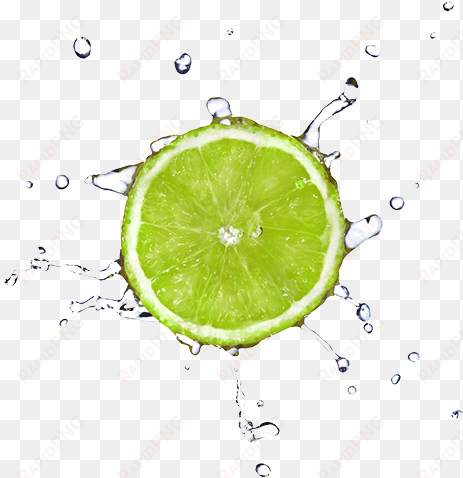 lime splash transparent png - fruit in water splash