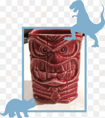 limited edition inside out anger tiki mug, signed by - manduca sexta