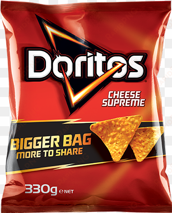 limited time only - doritos corn chips cheese supreme 330g