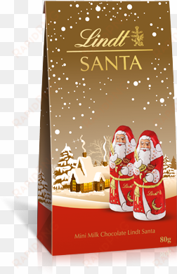 lindt mini santa bag - lindt santa