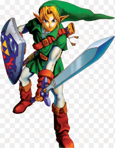 #link 2 from the #tloz ocarina of time official art - zelda ocarina of time link