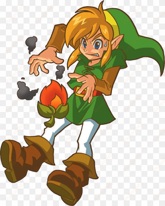 link with ember seed - legend of zelda oracle of ages link