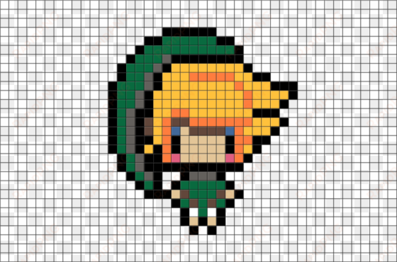 link zelda pixel art