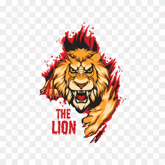 lion-01 - lion t shirt design png