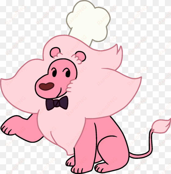 lion chef png - chef lion steven universe