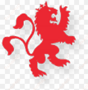 lion clipart red - red lions san beda logo
