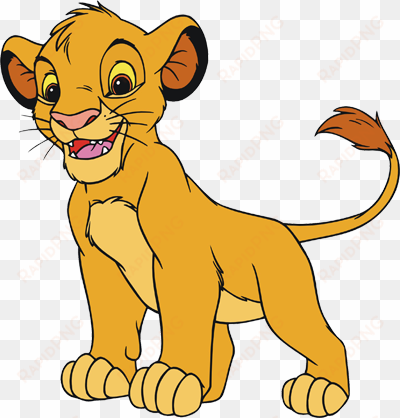 lion cub clip art - lion king simba cub clipart