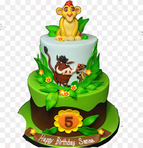 lion guard birthday cake - lion king guard cake