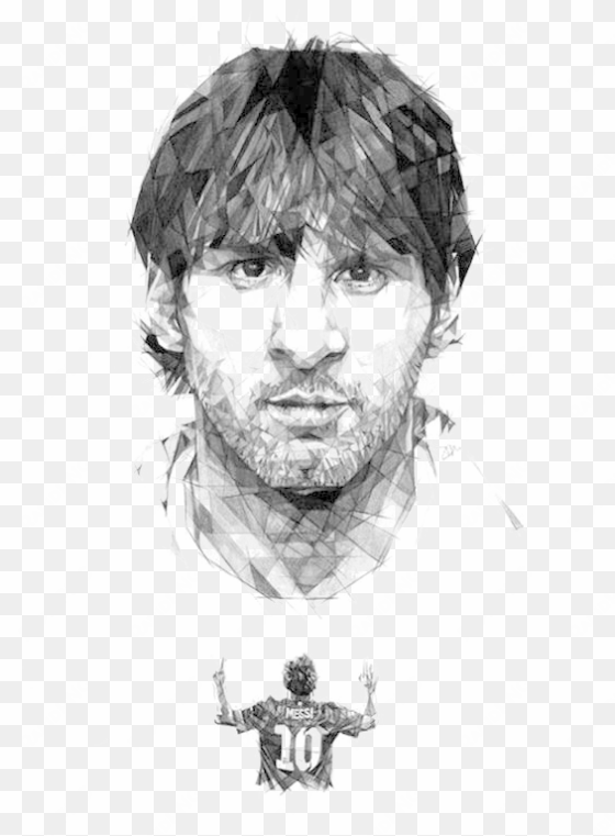 Lionel Messi Fc Barcelona Argentina National Football - Maradona Hd Sketch transparent png image