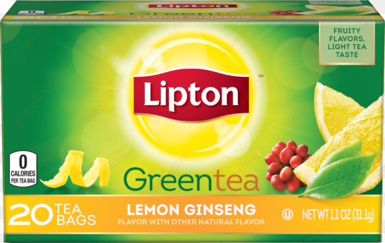lipton green tea types