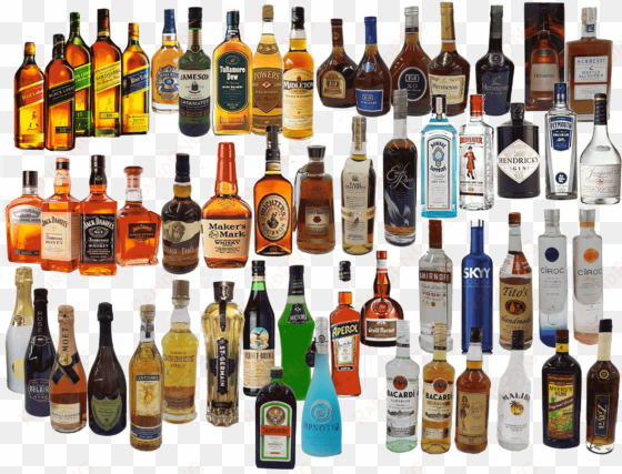 liquor bottles - liquors botlles png