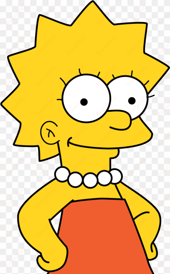 lisa drawing simpsons - lisa simpson png