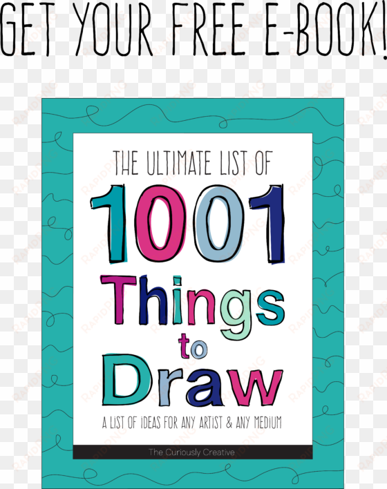 list of 1001 things to draw - graphic design