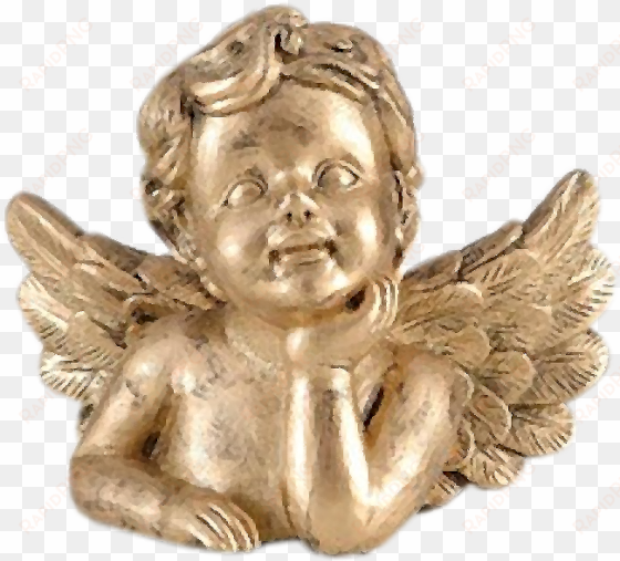 little angels golden statues - statue