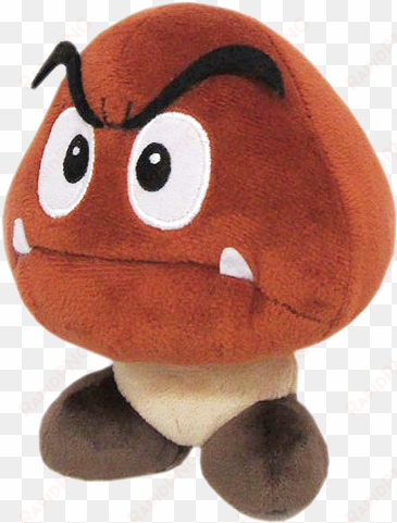 little buddy - mario - plush - goomba - 6 inch - goomba mario peluche