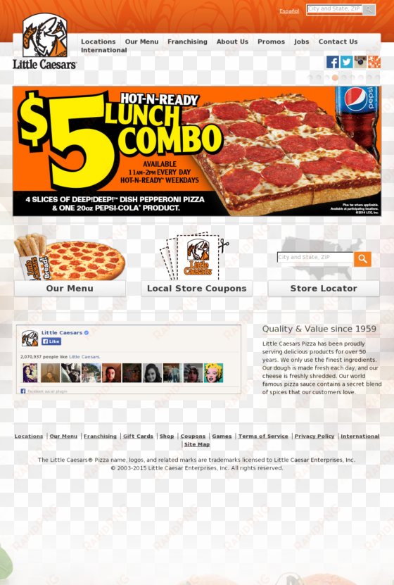 little caesars competitors, revenue and employees - flyer