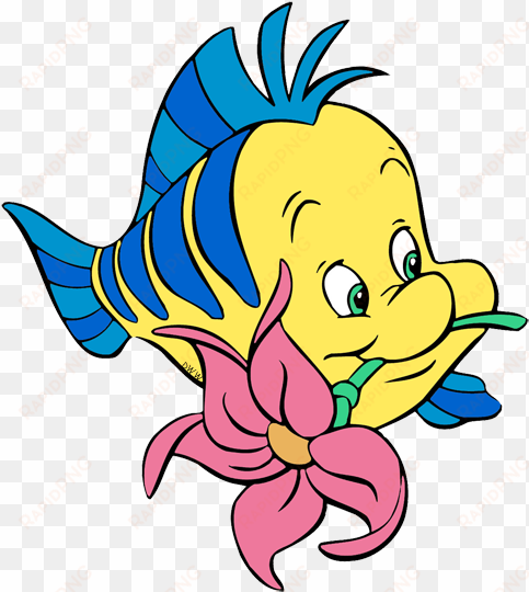 little mermaid flounder png clipart royalty free download - flounder disney