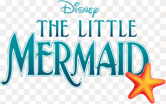 little mermaid logo - disney's the little mermaid jr. by alan menken