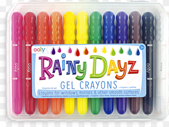 little wonder coloring gift set for girls - rainy dayz gel crayons - set of 12