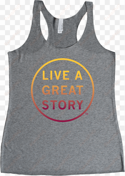 live a great story ladies racerback tank asu arizona - everything is ok catbug t shirt