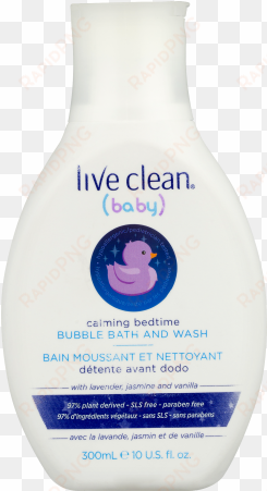 live clean baby calming bedtime bubble bath, 10 oz - live clean baby calming bedtime bubble bath