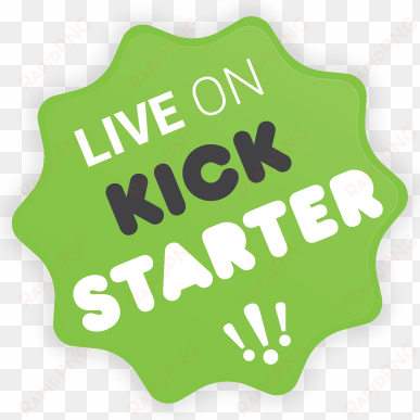 live now on kickstarter - live on kickstarter logo