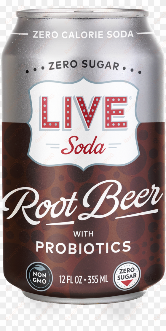 live ps can rootbeer - soft drink
