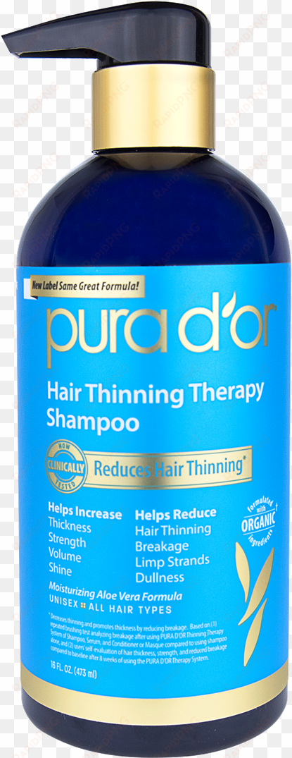 load image into gallery viewer, hair thinning therapy - pura d or hair loss shampoo