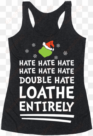 loathe entirely racerback tank top - slay gay