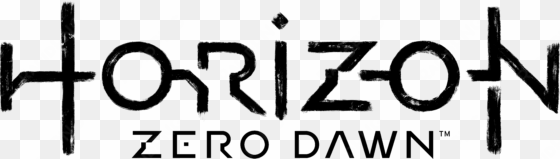 logo black tm - horizon: zero dawn (ps4)