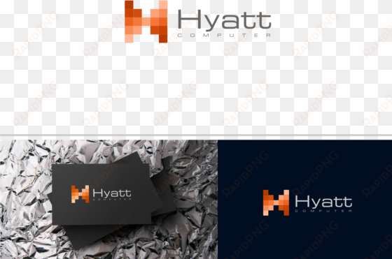 logo design by rideaz for hyatt computer - you're golden - fi$h - download