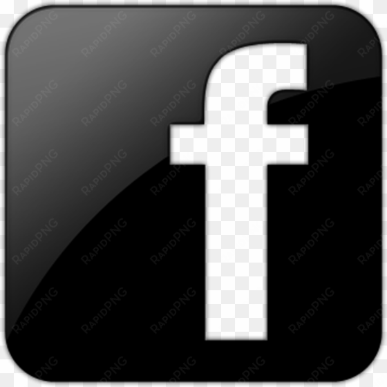 logo facebook - black facebook logo transparent background