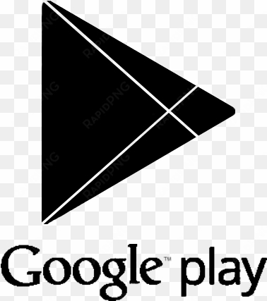 logo google play png - google play music logo black