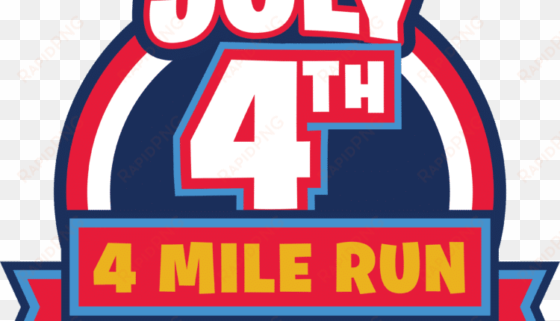 Logo July 4th Fest Run - E.b. Rains Jr. Memorial Park transparent png image