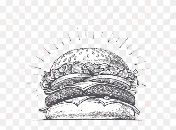 Logo Logo Logo Logo - Burger Drawing Png transparent png image