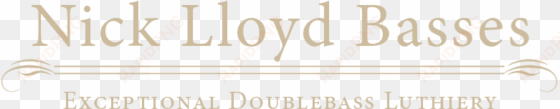 logo - nick lloyd basses