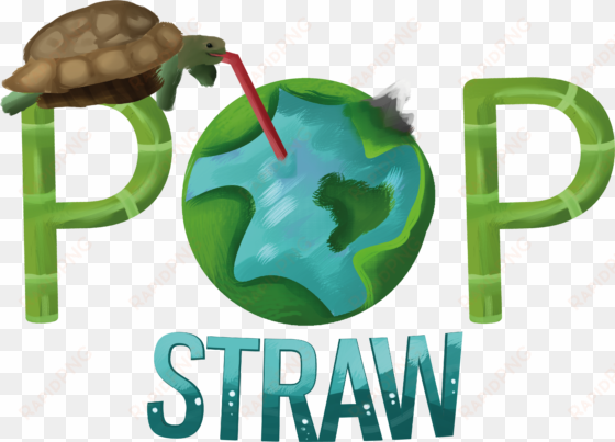 logo pop straw - pop straw