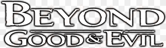 logo small - beyond good and evil logo