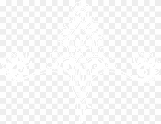 logo - white henna design png