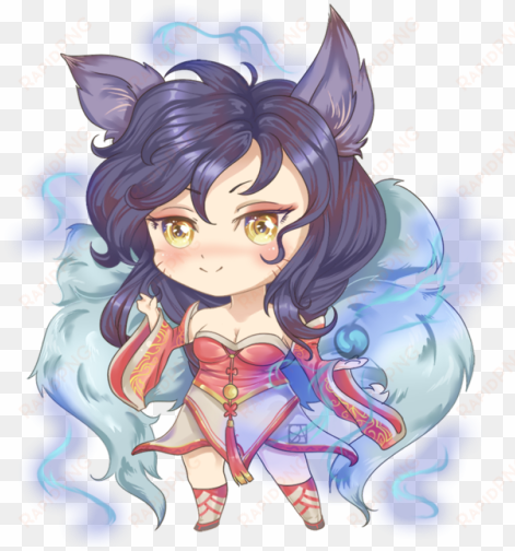 lol fanart, ahri - cartoon