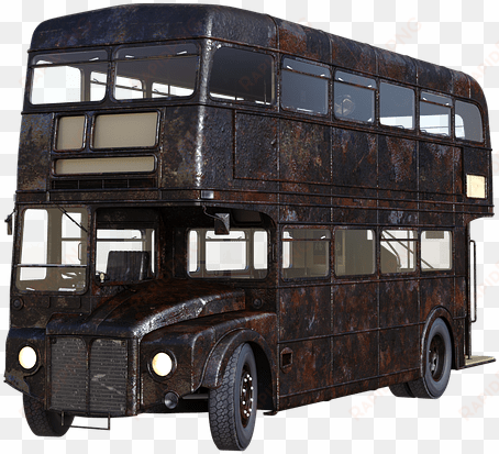 london bus rusty - bus