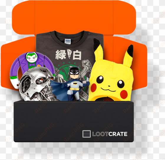 loot crate is an epic monthly subscription box for - open loot crate box