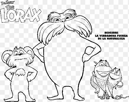 lorax colouring