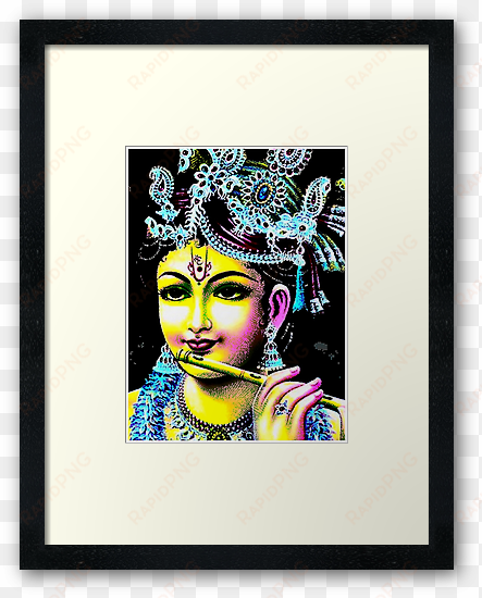 lord krishna-flute by impactees - printing